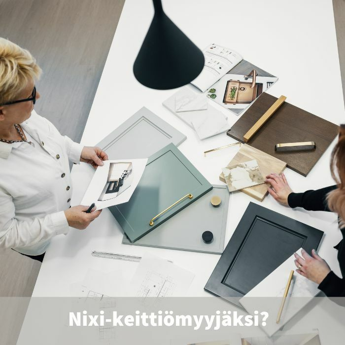 Nixi-keittiömyyjäksi