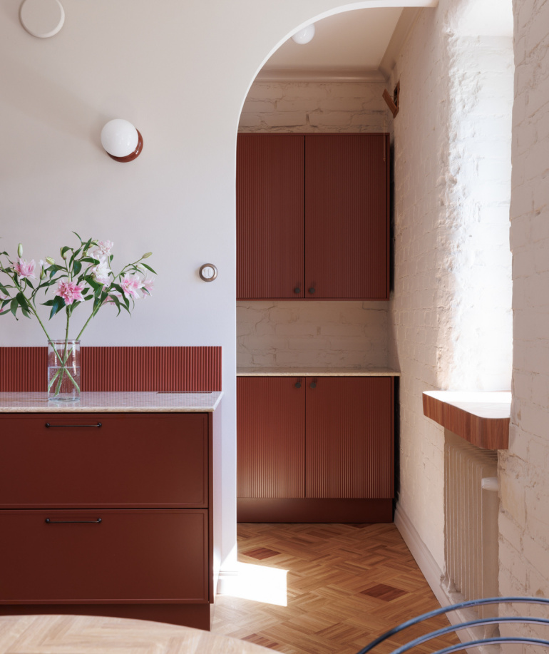 Red kitchen